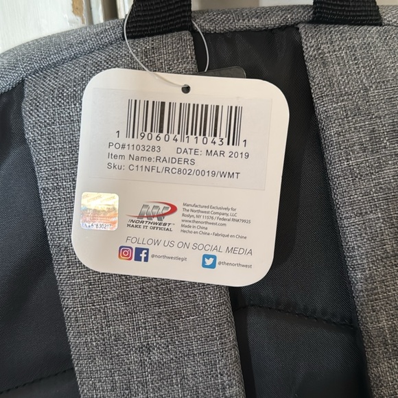 Gray Raiders Backpack - Picture 7 of 7